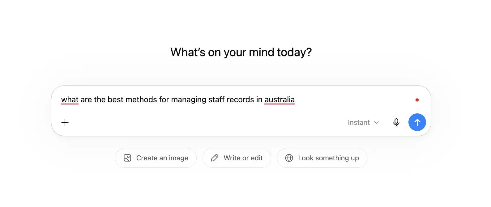 chatgpt search bar